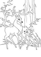 kolorowanki Bambi Disney malowanki do wydruku numer 55